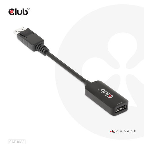 Adaptador Activo Club 3d Displayport 1.4 A Hdmi 4k 120hz/8k 60hz Hdr | Quonty.com | CAC-1088