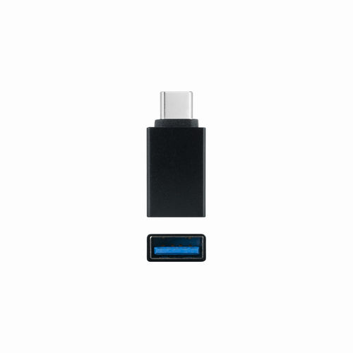 Adaptador Nano Cable Usb C/M - Usb A/H 3.1 Negro | Quonty.com | 10.02.0010