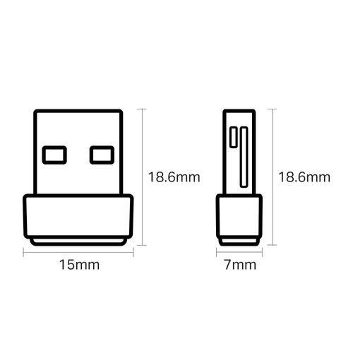 Adaptador Red Tp-Link Archer T2u Nano Usb2.0 Wifi.N/Ac 200/433mbps Doblebanda | Quonty.com | ARCHER T2U NANO