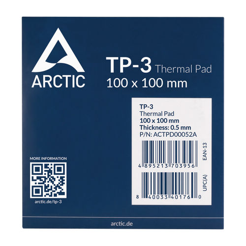 Almohadilla Pasta Termica Arctic 100x100x0,5mm Azul | Quonty.com | ACTPD00052A
