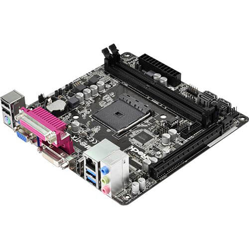 Placa Asrock Am1b-Itx Am1 2ddr3 Hdmi Usb3.0 M-Itx | Quonty.com | 90-MXGT50-A0UAYZ