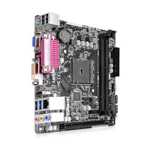 Placa Asrock Am1b-Itx Am1 2ddr3 Hdmi Usb3.0 M-Itx | Quonty.com | 90-MXGT50-A0UAYZ
