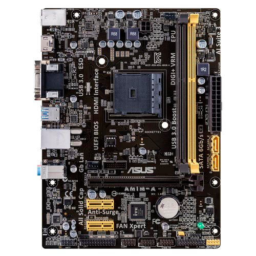 Placa Asus Am1m-A Am1 2ddr3 Hdmi Sata3 Usb3.0 Matx | Quonty.com | 90MB0IR0-M0EAY0