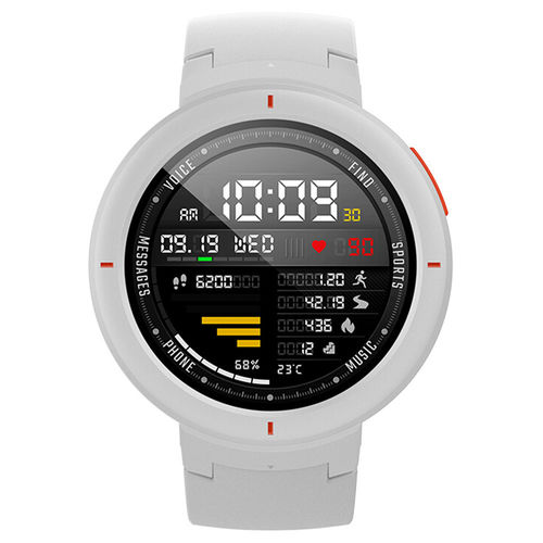 Smartwatch Xiaomi Amazfit Verge 1.3'' Gps Pulso Nfc Ip68 Bla | Quonty.com | AMAZVERGWH