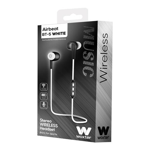Auriculares Woxter Airbeat Bt-5 White | Quonty.com | AP26-024
