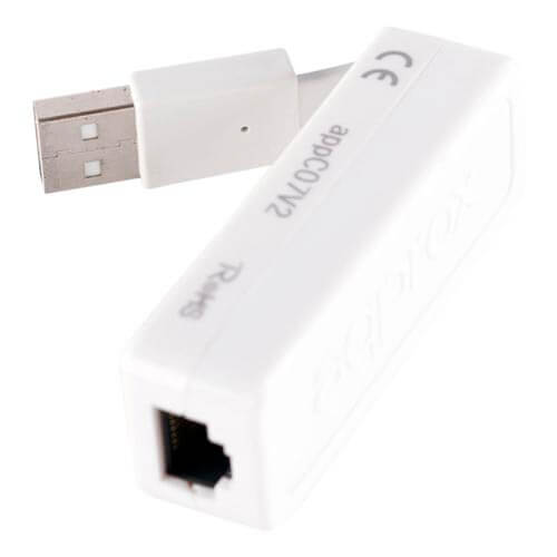 Cable Usb Approx Usb2.0 A/M - Rj45 10/100 Blanco | Quonty.com | APPC07V2