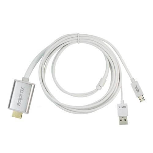 Cable Micro Usb - Hdmi Approx Mhl | Quonty.com | APPC10