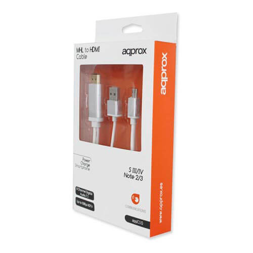 Cable Micro Usb - Hdmi Approx Mhl | Quonty.com | APPC10
