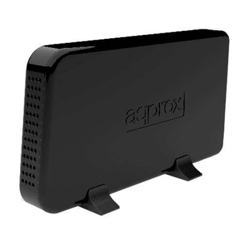 Caja Ext. Hdd Approx 3.5'' Sata2 Usb2.0 Negra | Quonty.com | APPHDD07B