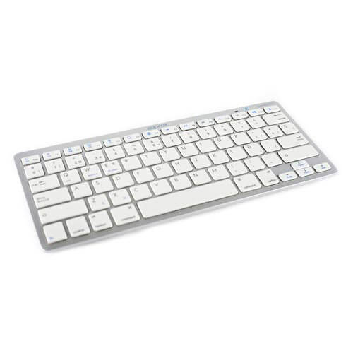 Teclado Approx Appkbbt02s Bluetooth Pc/Ipad/Iphone Silver | Quonty.com | APPKBBT02S