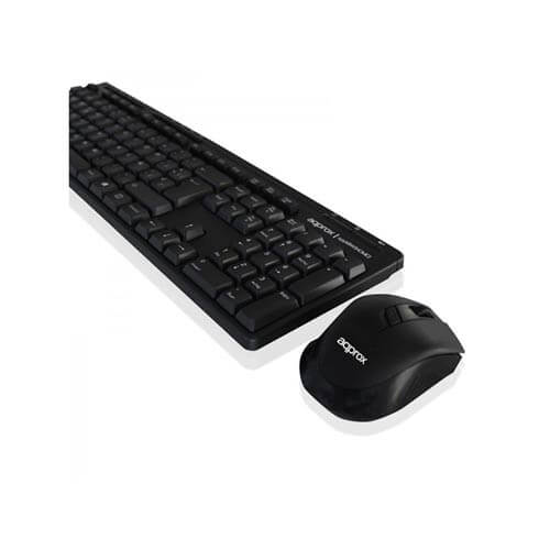 Combo Teclado/Raton Approx Appkbwshome2 Inalambrico | Quonty.com | APPKBWSHOME2