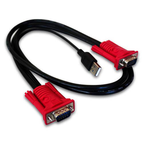 Conmutador Approx 2pcs Kvm Usb | Quonty.com | APPKVMUSB2PA2