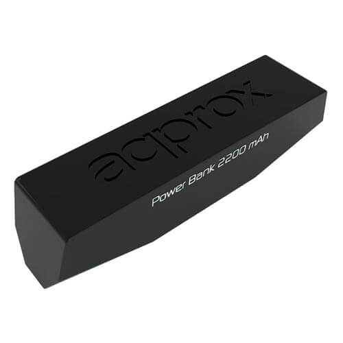Powerbank Approx Apppb22evbk Universal 2200mah 5v Negro | Quonty.com | APPPB22EVBK
