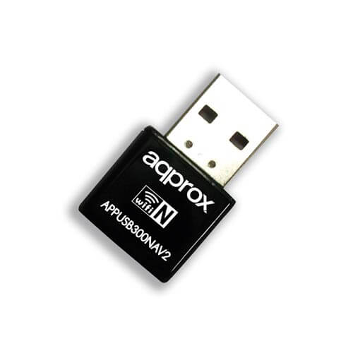 Adaptador Red Approx Usb2.0 Wifi.N/300mbps Wps Nano | Quonty.com | APPUSB300NAV2
