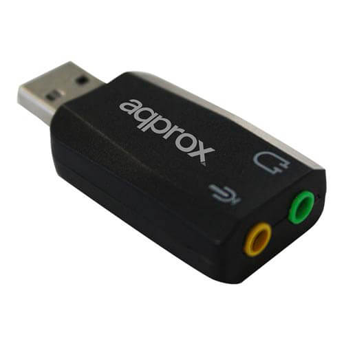 Tarjeta De Sonido Externa Approx Usb 5.1 | Quonty.com | APPUSB51