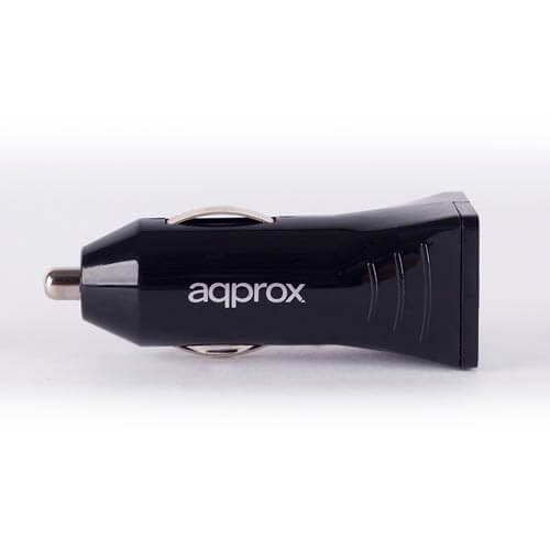 Cargador Coche Approx 1usb 5v 1a Negro | Quonty.com | APPUSBCARB