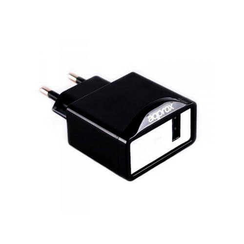 Cargador Usb Pared Approx 1pto 1a | Quonty.com | APPUSBWALL1B