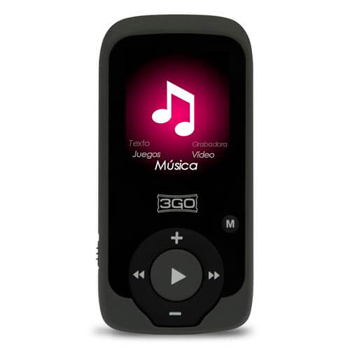 Reproductor Mp4 3go Arya 8gb Gris/Negro | Quonty.com | ARYABK