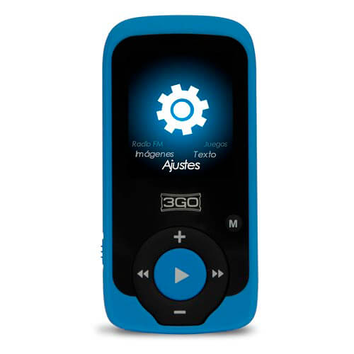 Reproductor Mp4 3go Arya 8gb Azul/Negro | Quonty.com | ARYABL