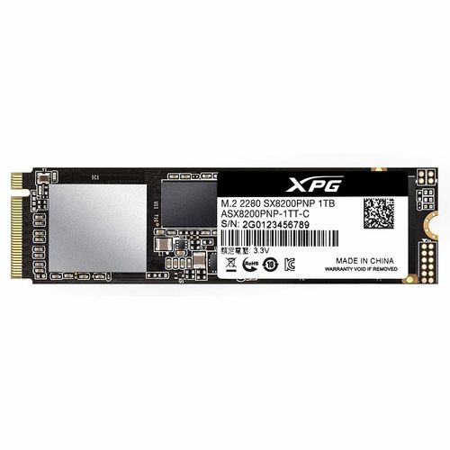 Ssd Adata M.2 2280 1tb Xpg Sx8200 Pro Pcie Gen3x4 | Quonty.com | ASX8200PNP-1TT-C