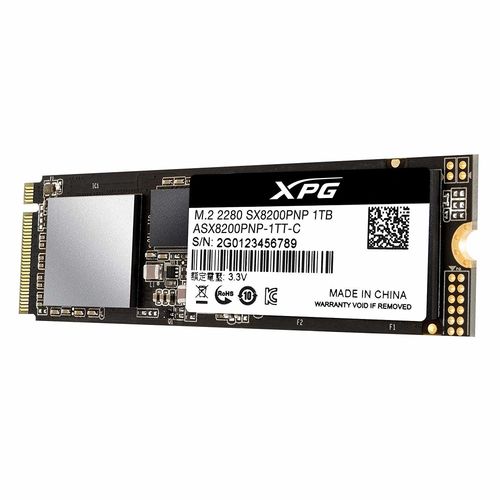 Ssd Adata M.2 2280 1tb Xpg Sx8200 Pro Pcie Gen3x4 | Quonty.com | ASX8200PNP-1TT-C