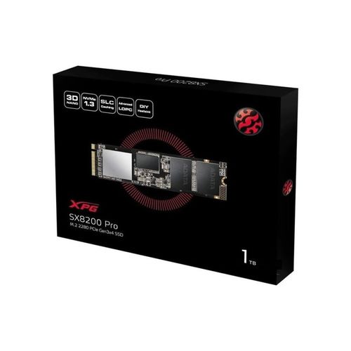 Ssd Adata M.2 2280 1tb Xpg Sx8200 Pro Pcie Gen3x4 | Quonty.com | ASX8200PNP-1TT-C