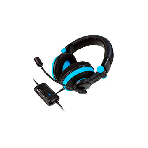 Auriculares C/Microfono Coolbox Quasar Hermes Usb Azul | Quonty.com | AURQUAHERMES