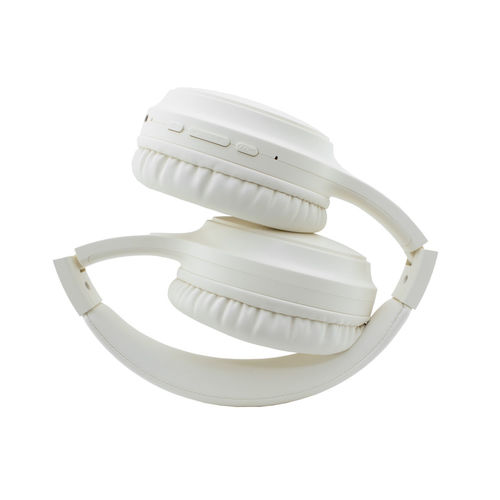 Auriculares C/Microfono Coolbox Air40 Bluetooth 5.3 Blanco | Quonty.com | COO-AUB-40WH