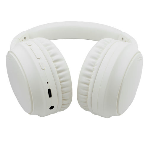 Auriculares C/Microfono Coolbox Air40 Bluetooth 5.3 Blanco | Quonty.com | COO-AUB-40WH