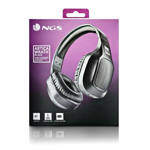 Auriculares C/Microfono Ngs Arctica Wrath Inalambricos Negro | Quonty.com | ARTICAWRATHBLACK