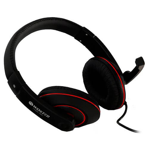 Auriculares C/Microfono Woxter Iheadphone Pc 780 Gaming Rojo | Quonty.com | WE26-004