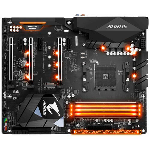 Placa Gigabyte Ax370 Gaming K5 Aorus Amd Am4 Ddr4 Hdmi Atx | Quonty.com | GA-AX370-GAMING K5