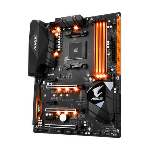 Placa Gigabyte Ax370 Gaming K5 Aorus Amd Am4 Ddr4 Hdmi Atx | Quonty.com | GA-AX370-GAMING K5