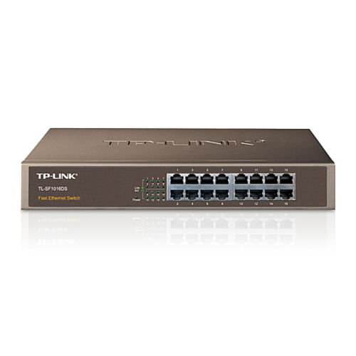 Hub Switch 16 Pto 10/100 Tp-Link Tl-Sf1016ds | Quonty.com | TL-SF1016DS