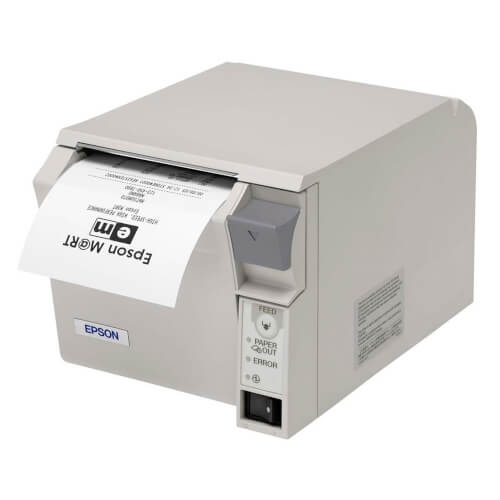 Tpv Impresora Tickets Epson Tm-T70ii Usb Blanco | Quonty.com | C31CD38023A0