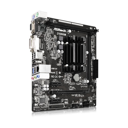 Placa Asrock D1800m Intel Micro Atx | Quonty.com | 90-MXGUK0-A0UAYZ