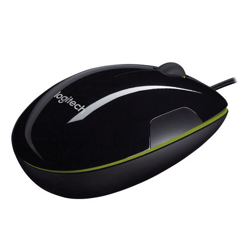 Raton Logitech M150 Optico Negro-Amarillo | Quonty.com | 910-003743