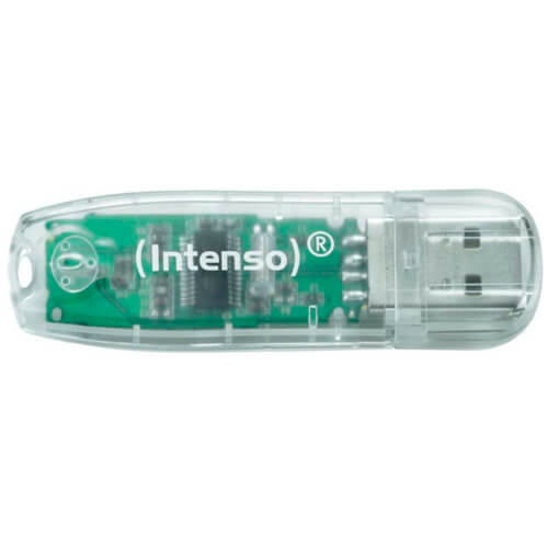 Pendrive Intenso Rainbow 32gb Usb2.0 Transparente | Quonty.com | 3502480