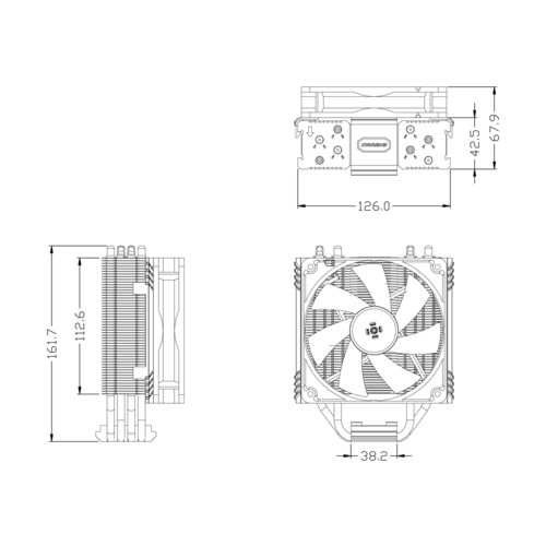 Disipador Enermax Ets-T40f-Bk | Quonty.com | ETS-T40F-BK