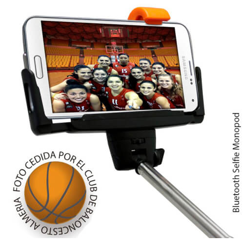 Palo Selfie Kl-Tech Con Pulsador Negro | Quonty.com | KMP104BLACK