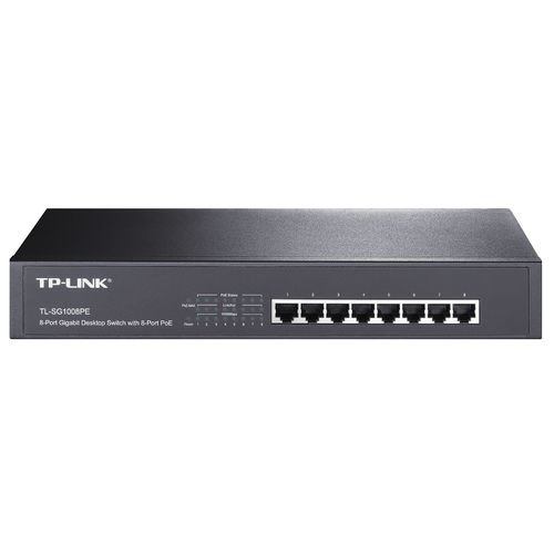 Hub Switch 8 Ptos 10/100/1000 Tp-Link Tl-Sg1008pe | Quonty.com | TL-SG1008PE