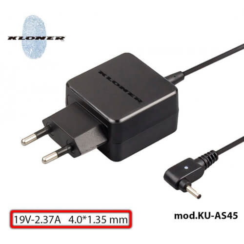 Cargador Ultrabook Kl-Tech Asus Ku-As45 | Quonty.com | KU-AS45