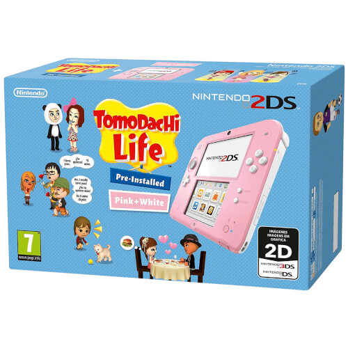 Videoconsola Nintendo 2ds Rosa + Tomodachi | Quonty.com | 2204499