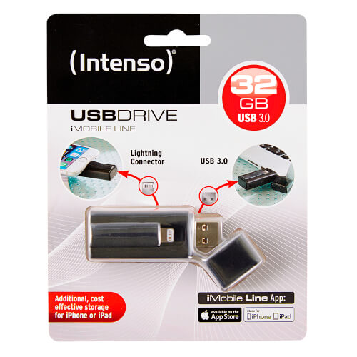 Pendrive Intenso Imobile Line 32gb Usb3.0 Negro | Quonty.com | 3535480
