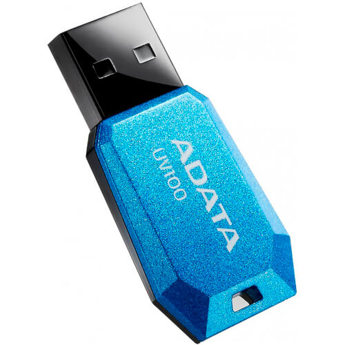 Pendrive Adata Uv100 16gb Usb2.0 Azul | Quonty.com | AUV100-16G-RBL