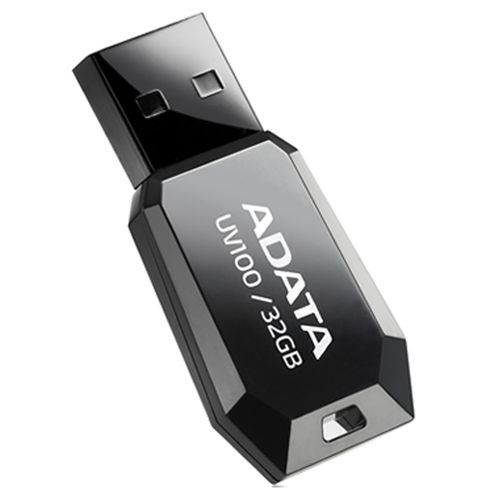 Pendrive 32gb Usb2.0 Adata Uv100 Negro | Quonty.com | AUV100-32G-RBK