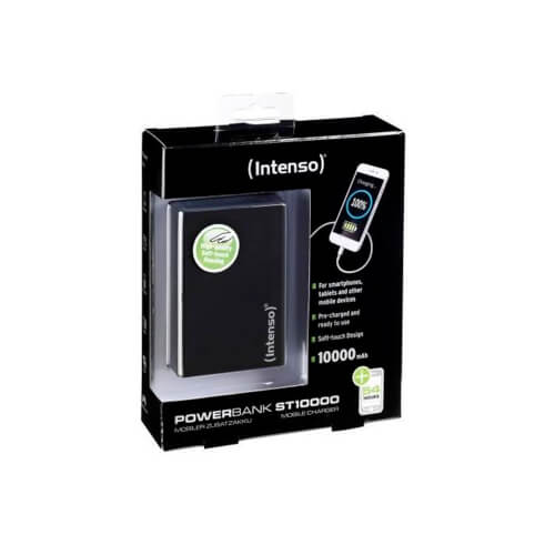 Powerbank/Bateria Externa Intenso St10000 Negro | Quonty.com | 7333530