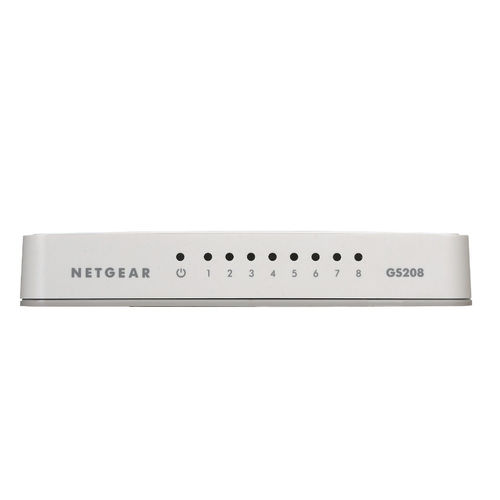 Hub Switch Netgear Gs208 8ptos 10/100/1000 | Quonty.com | GS208-100PES