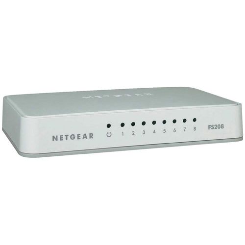 Hub Switch Netgear Fs208 8ptos 10/100 | Quonty.com | FS208-100PES