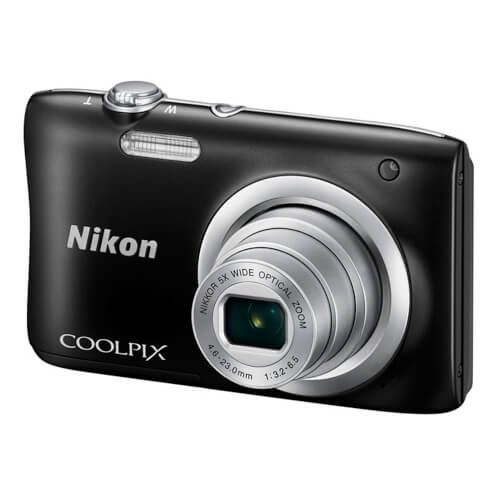 Camara Nikon Coolpix A100 Negra + Palo Selfie | Quonty.com | 999A100B1